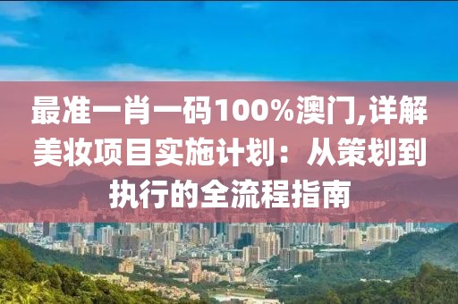 最准一肖一码100%澳门,详解美妆项目实施计划：从策划到执行的全流程指南