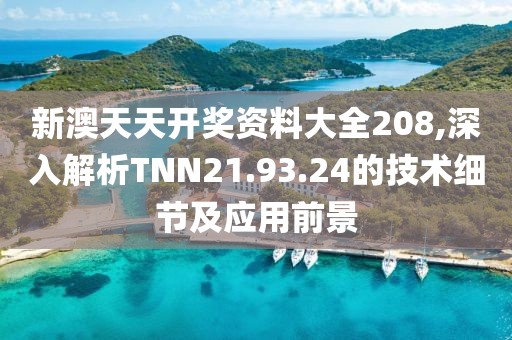 新澳天天开奖资料大全208,深入解析TNN21.93.24的技术细节及应用前景