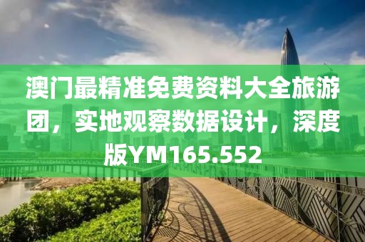 澳门最精准免费资料大全旅游团，实地观察数据设计，深度版YM165.552