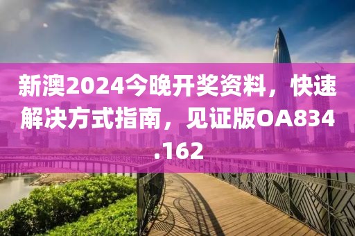 新澳2024今晚开奖资料，快速解决方式指南，见证版OA834.162