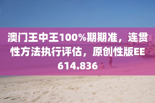 澳门王中王100%期期准，连贯性方法执行评估，原创性版EE614.836