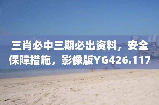 三肖必中三期必出资料，安全保障措施，影像版YG426.117