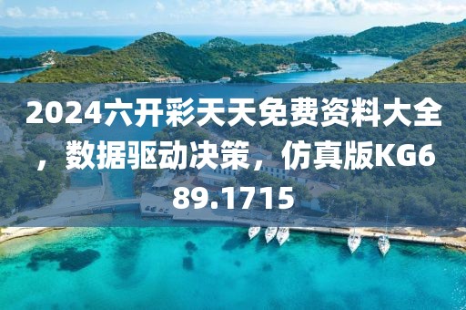 2024六开彩天天免费资料大全，数据驱动决策，仿真版KG689.1715