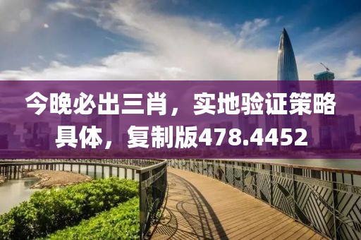 今晚必出三肖，实地验证策略具体，复制版478.4452