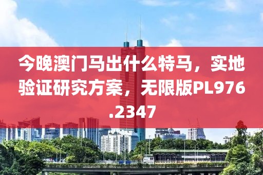 今晚澳门马出什么特马，实地验证研究方案，无限版PL976.2347