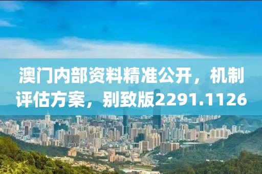澳门内部资料精准公开，机制评估方案，别致版2291.1126