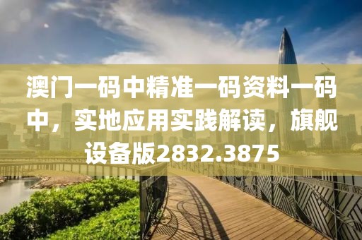 澳门一码中精准一码资料一码中，实地应用实践解读，旗舰设备版2832.3875