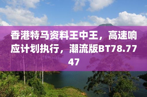 香港特马资料王中王，高速响应计划执行，潮流版BT78.7747