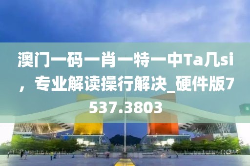 澳门一码一肖一特一中Ta几si，专业解读操行解决_硬件版7537.3803