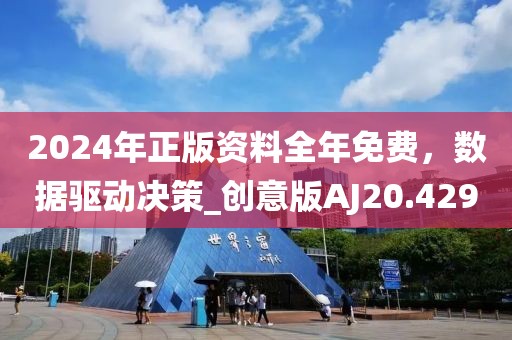 2024年正版资料全年免费，数据驱动决策_创意版AJ20.429