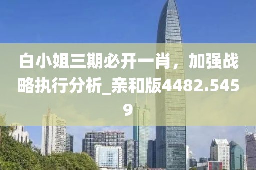 白小姐三期必开一肖，加强战略执行分析_亲和版4482.5459