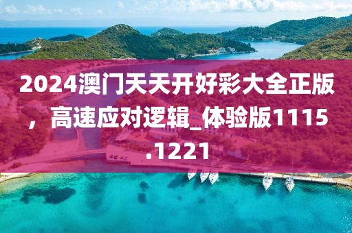 2024澳门天天开好彩大全正版，高速应对逻辑_体验版1115.1221