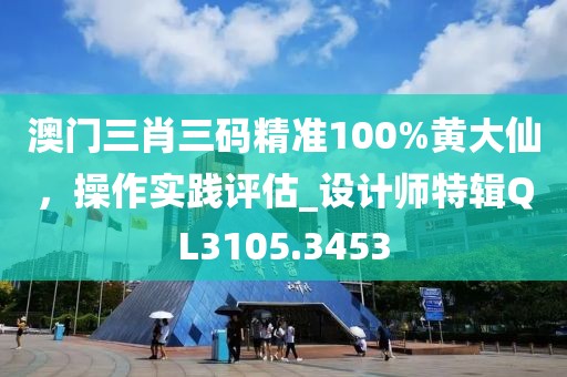 澳门三肖三码精准100%黄大仙，操作实践评估_设计师特辑QL3105.3453
