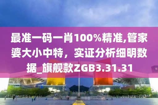 最准一码一肖100%精准,管家婆大小中特，实证分析细明数据_旗舰款ZGB3.31.31