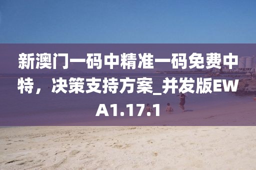 新澳门一码中精准一码免费中特，决策支持方案_并发版EWA1.17.1