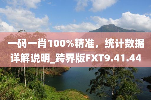 一码一肖100%精准，统计数据详解说明_跨界版FXT9.41.44
