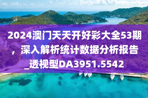 2024澳门天天开好彩大全53期，深入解析统计数据分析报告_透视型DA3951.5542