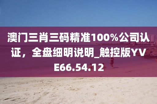 澳门三肖三码精准100%公司认证，全盘细明说明_触控版YVE66.54.12