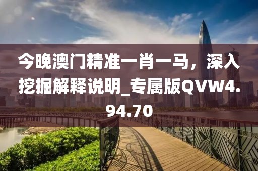 今晚澳门精准一肖一马，深入挖掘解释说明_专属版QVW4.94.70