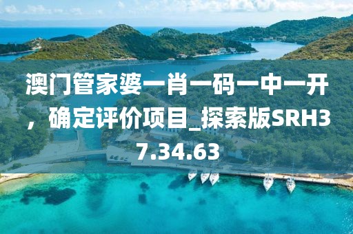 澳门管家婆一肖一码一中一开，确定评价项目_探索版SRH37.34.63