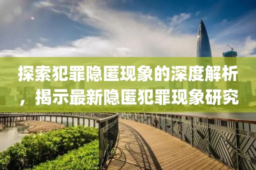 探索犯罪隐匿现象的深度解析，揭示最新隐匿犯罪现象研究