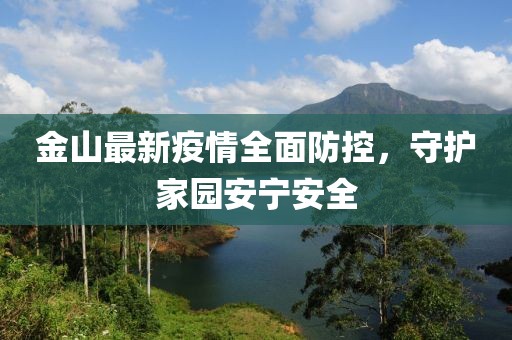 金山最新疫情全面防控，守护家园安宁安全