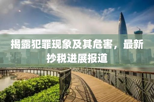 揭露犯罪现象及其危害，最新抄税进展报道