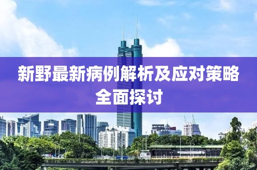 新野最新病例解析及应对策略全面探讨