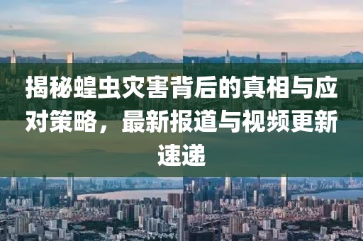 揭秘蝗虫灾害背后的真相与应对策略，最新报道与视频更新速递