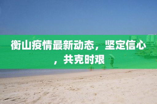 衡山疫情最新动态，坚定信心，共克时艰
