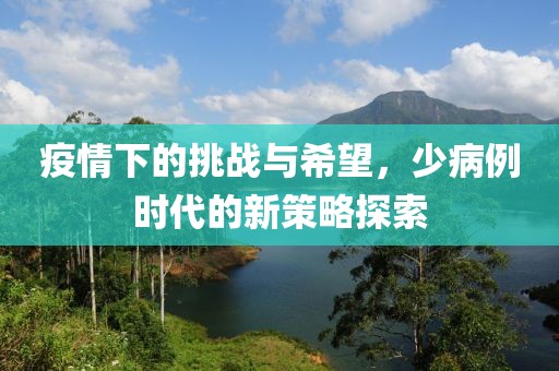 疫情下的挑战与希望，少病例时代的新策略探索