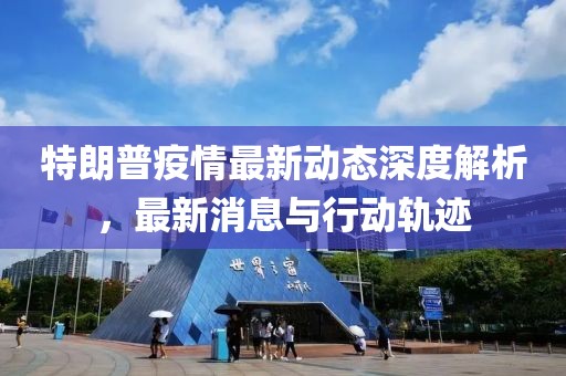 特朗普疫情最新动态深度解析，最新消息与行动轨迹