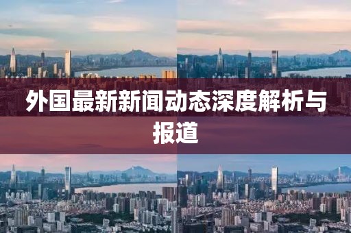 外国最新新闻动态深度解析与报道