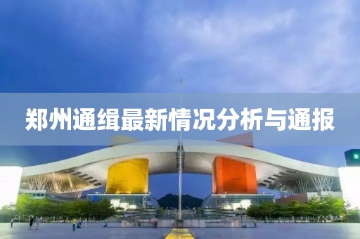 郑州通缉最新情况分析与通报