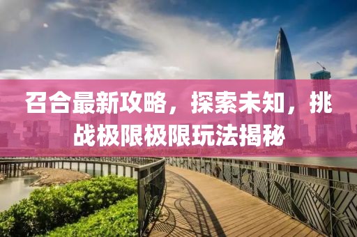 召合最新攻略，探索未知，挑战极限极限玩法揭秘