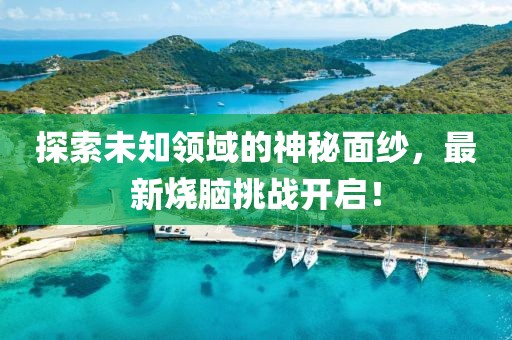 探索未知领域的神秘面纱，最新烧脑挑战开启！