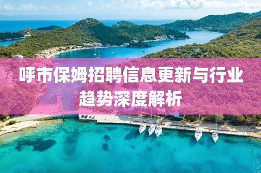 呼市保姆招聘信息更新与行业趋势深度解析