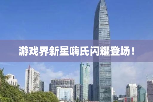 游戏界新星嗨氏闪耀登场！