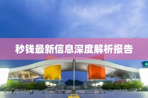 秒钱最新信息深度解析报告