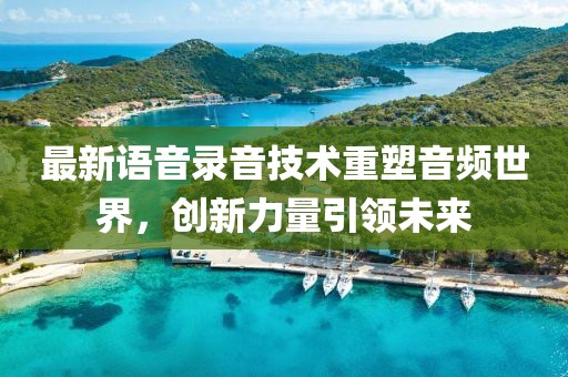 最新语音录音技术重塑音频世界，创新力量引领未来