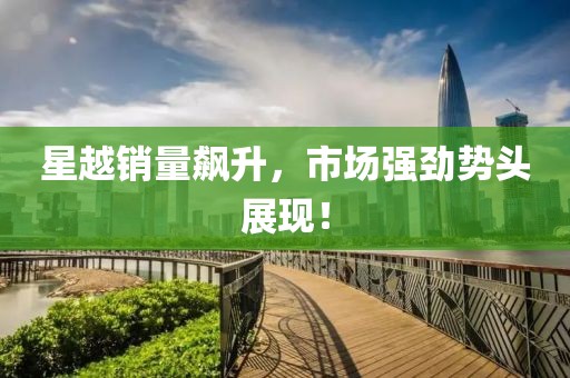 星越销量飙升，市场强劲势头展现！