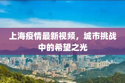 上海疫情最新视频，城市挑战中的希望之光