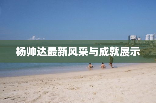 杨帅达最新风采与成就展示