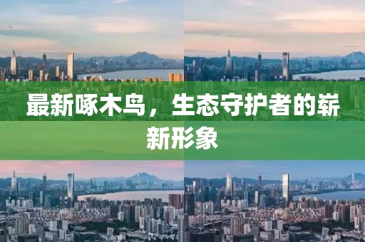 最新啄木鸟，生态守护者的崭新形象