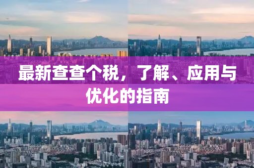 最新查查个税，了解、应用与优化的指南