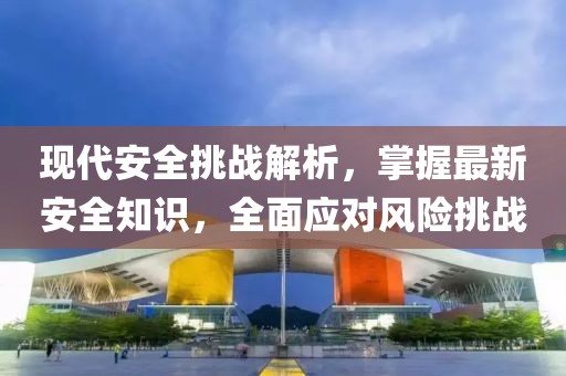 现代安全挑战解析，掌握最新安全知识，全面应对风险挑战