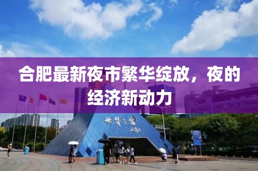 合肥最新夜市繁华绽放，夜的经济新动力