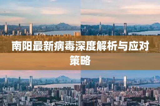 南阳最新病毒深度解析与应对策略