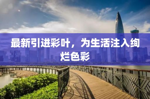 最新引进彩叶，为生活注入绚烂色彩