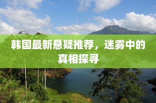 韩国最新悬疑推荐，迷雾中的真相探寻
